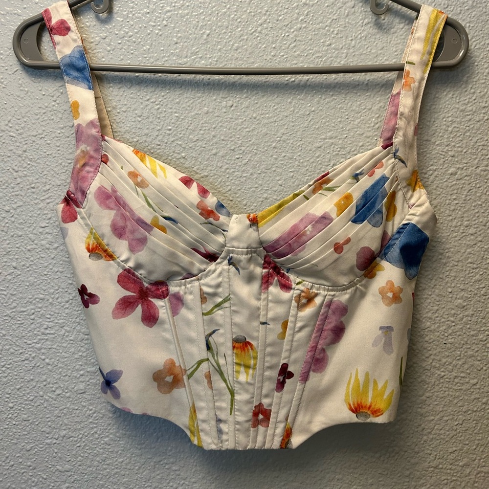Floral Corset Top